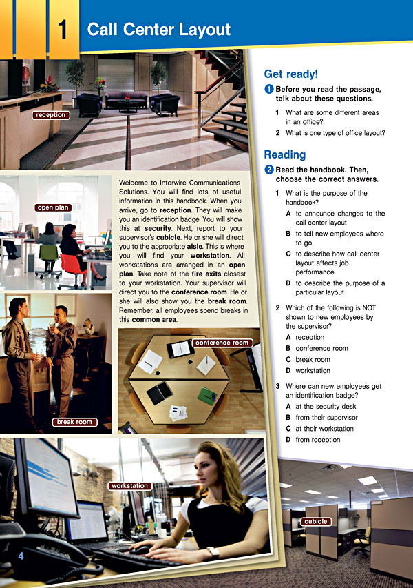 Sample Page 1 - Career Paths: Call Centers