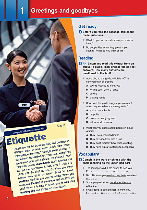 Sample Page 1 - Career Paths: Business English
