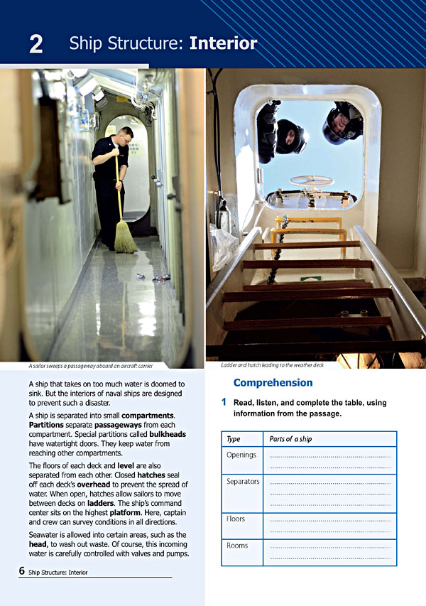 Sample Page 3 - Career Paths: Navy