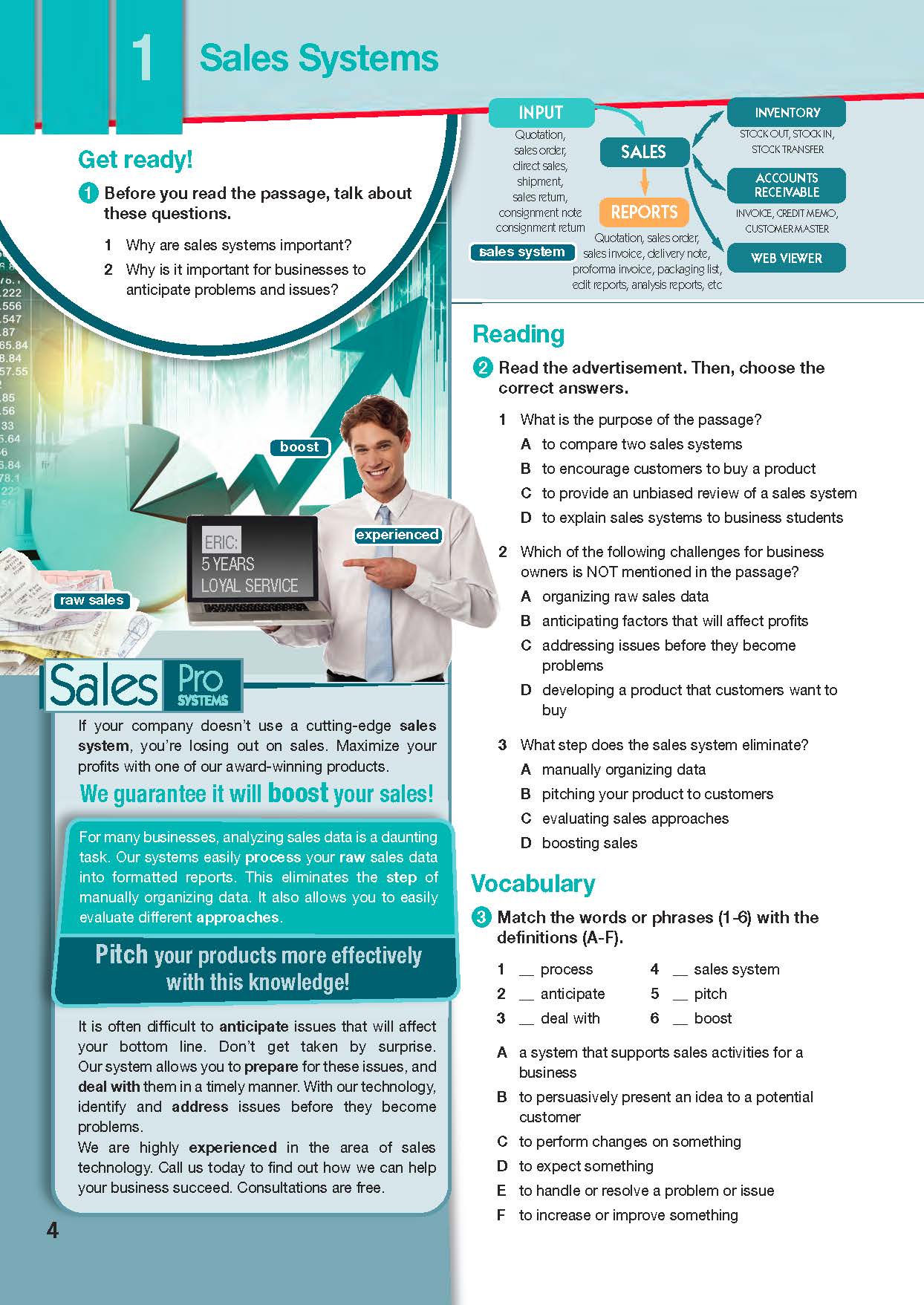 ESP English for Specific Purposes - Career Paths: Sales & Marketing - Sample Page 1